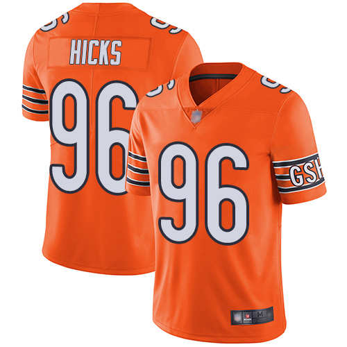 Chicago Bears Limited Orange Men Akiem Hicks Alternate Jersey NFL Football 96 Vapor Untouchable